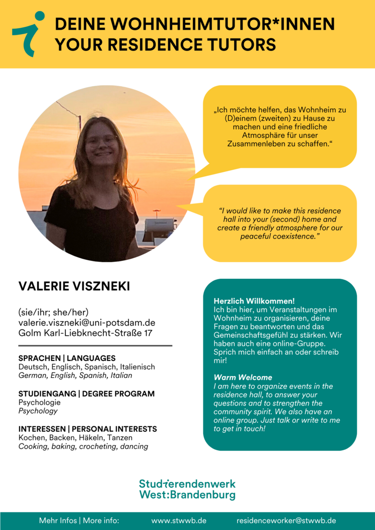 Steckbrief Tutor*in Viszneki
