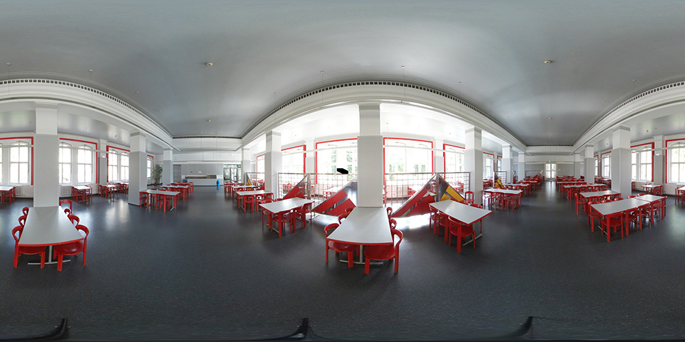 360grad-Ansicht der Mensa am NP 
