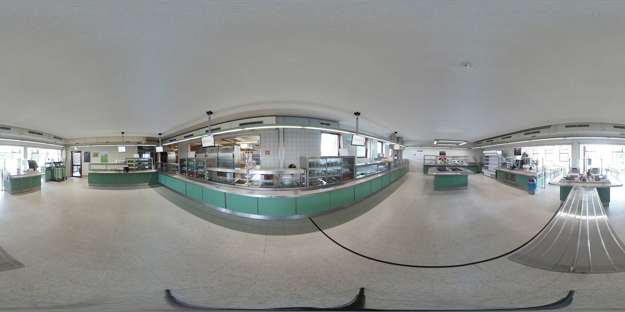 360Grad-Ansicht der Mensa Brandenburg 