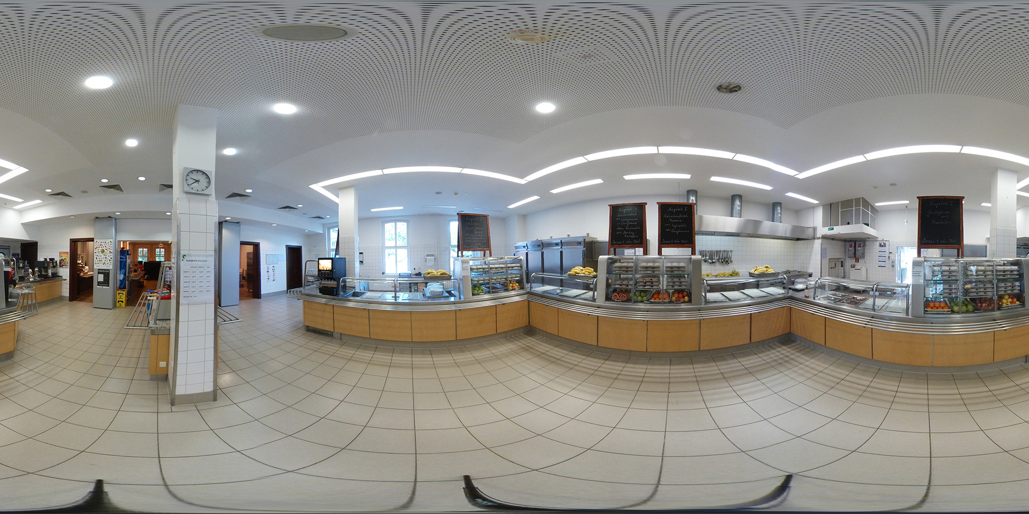 360Grad-Ansicht der Mensa Griebnitzsee
