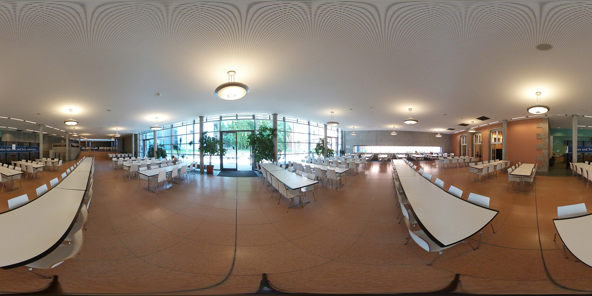 360Grad-Ansicht der Mensa Griebnitzsee