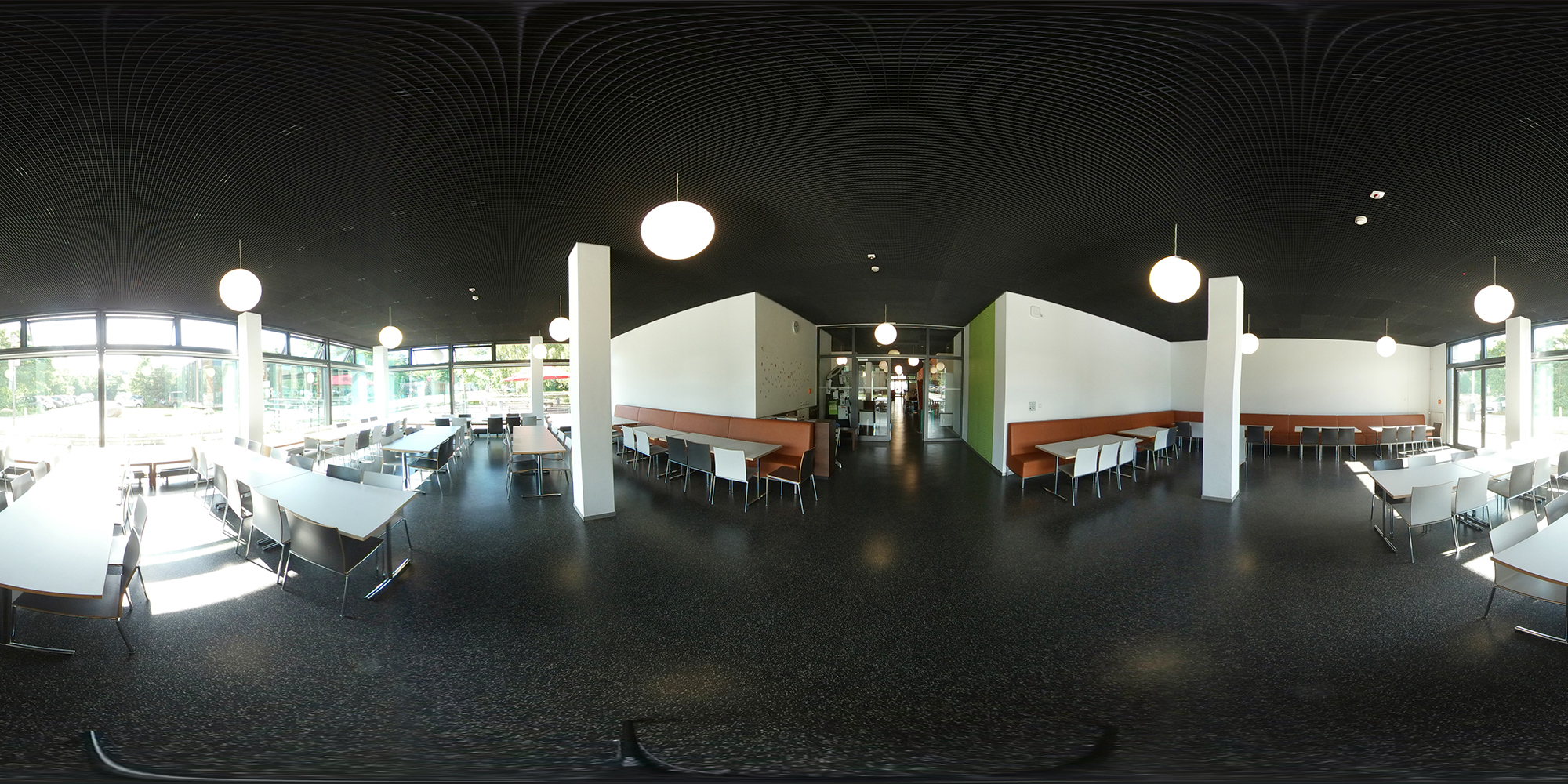 360Grad-Ansicht der Mensa Kiepenheuerallee