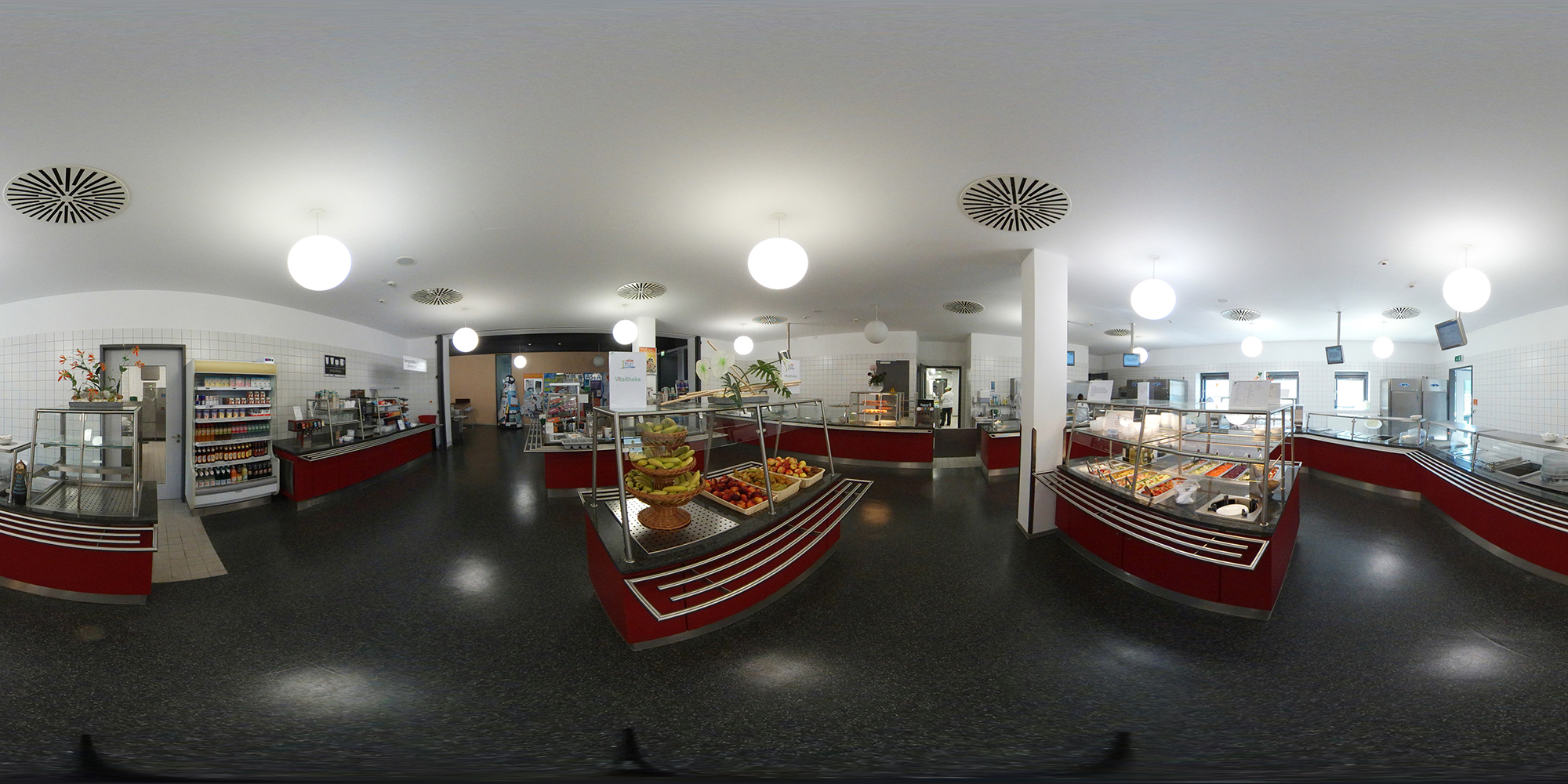 360Grad-Ansicht der Mensa Kiepenheuerallee 