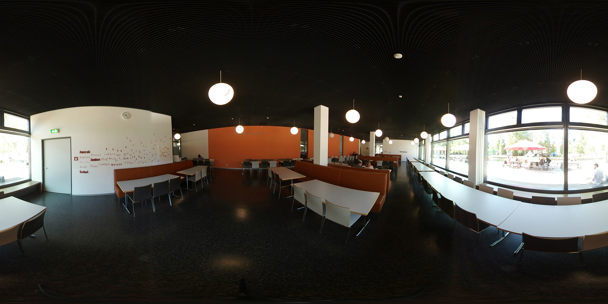 360Grad-Ansicht der Mensa Kiepenheuerallee