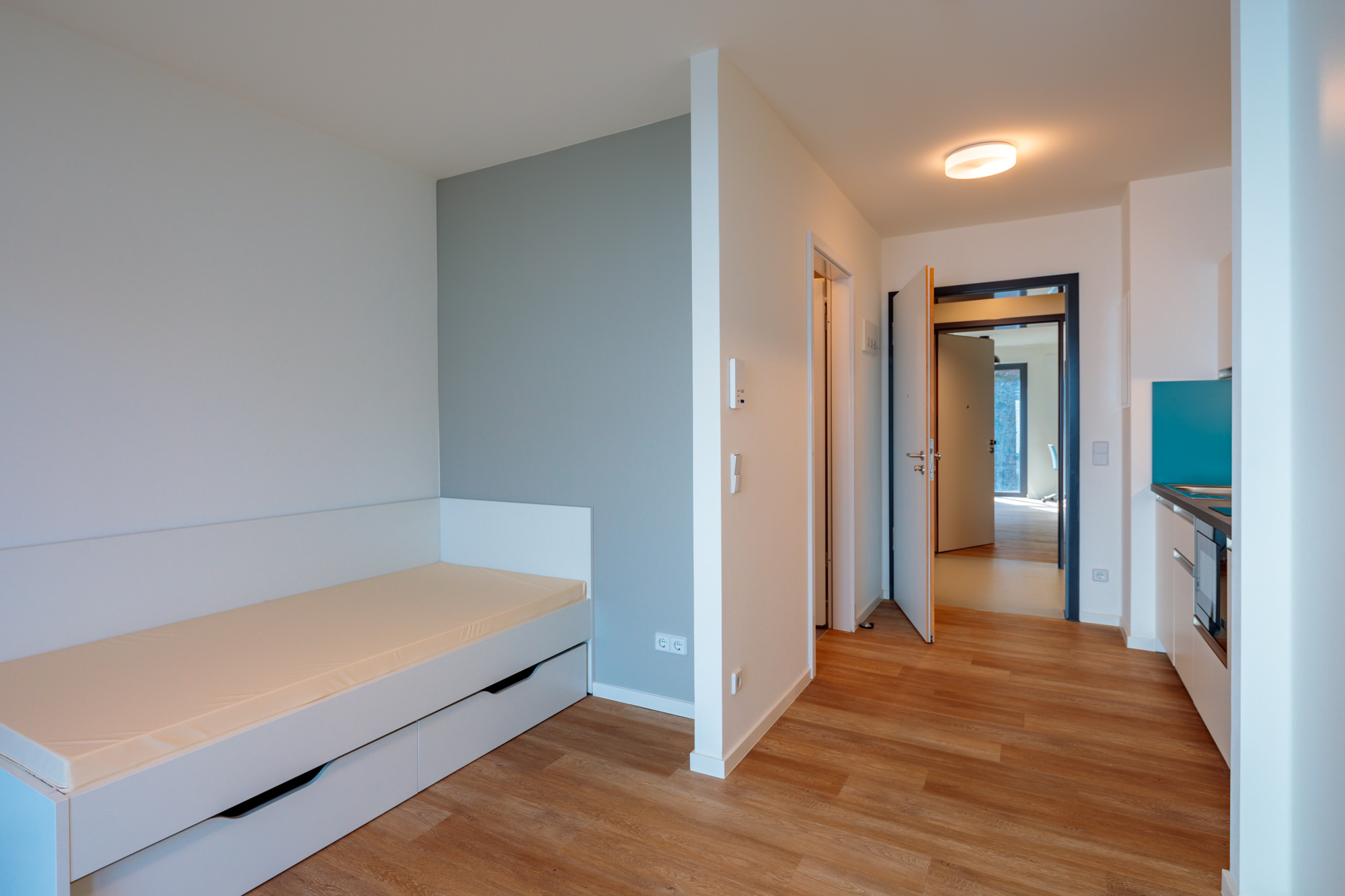 Neubau eines Studentenwohnheims an der TH Wildau durch das Studentenwerk Potsdam